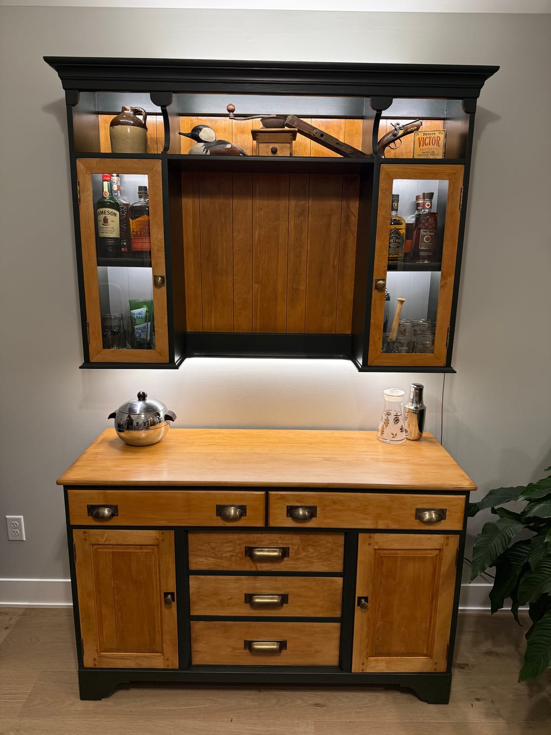 Customer photo review of Classic Aged Brass Cupboard Handles