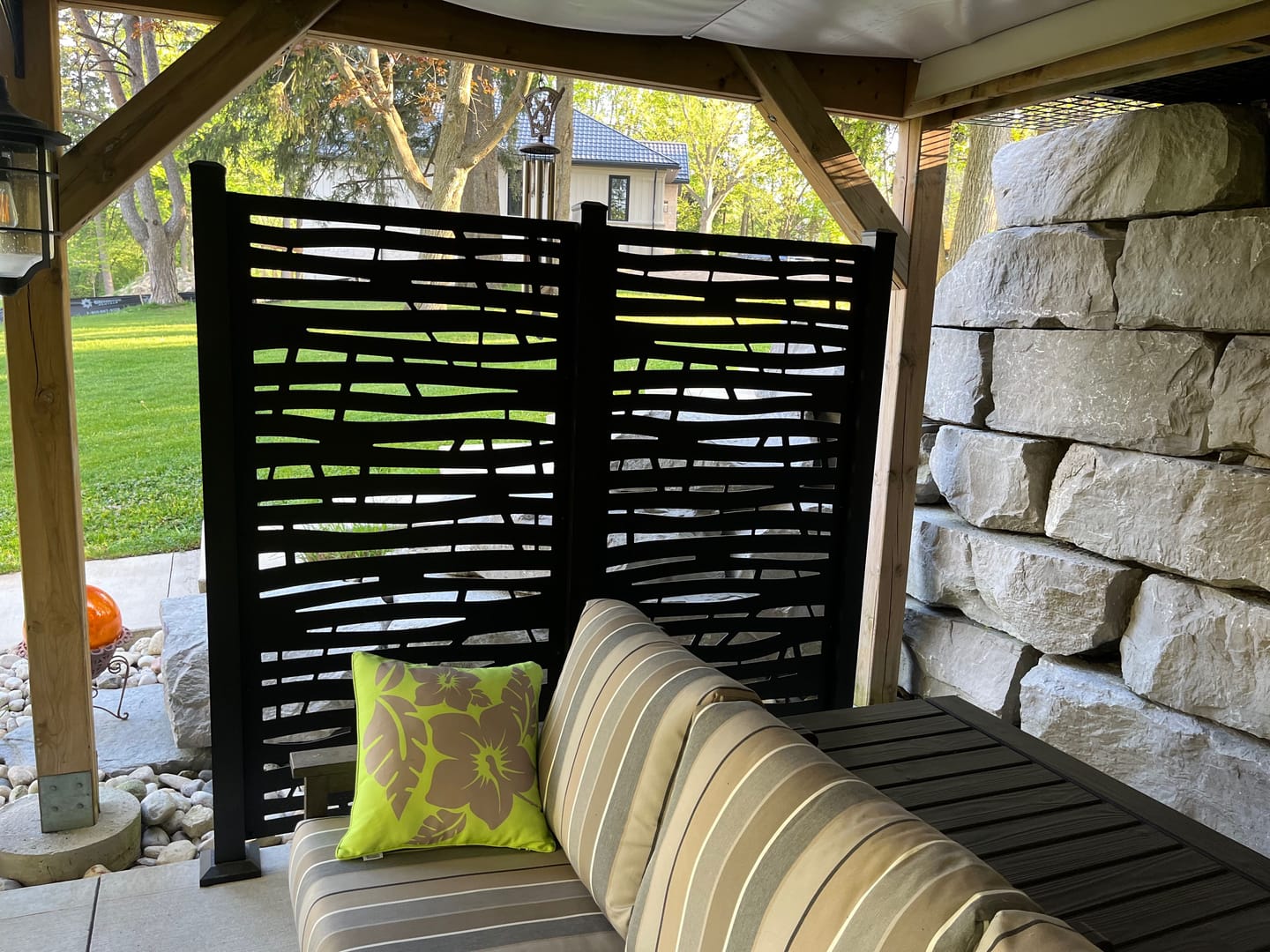 Customer photo review of Privacy Screen (Branch)