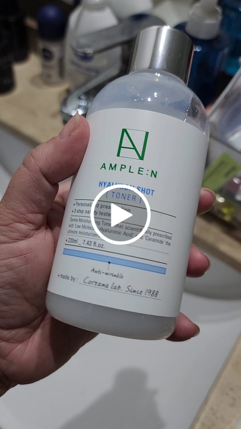 Customer video review of Tónico Facial Hidratante Amplen Ácido Hialurónico 220ml