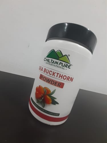 Customer photo review of Sea Buckthorn Powder – Shop now for a healthy life style, Boosts immunity, Improves eye sight ,Prevents heart disease – 100% pure organic