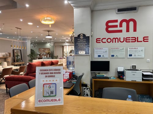 Customer photo review of Placa Reseñas de Google