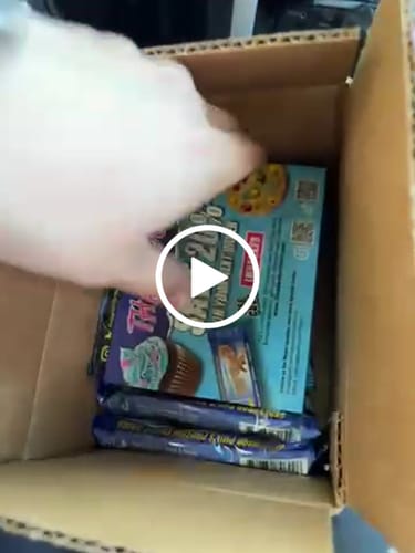 Customer video review of CLEARANCE - Trash Can Cookie - 5 Bars