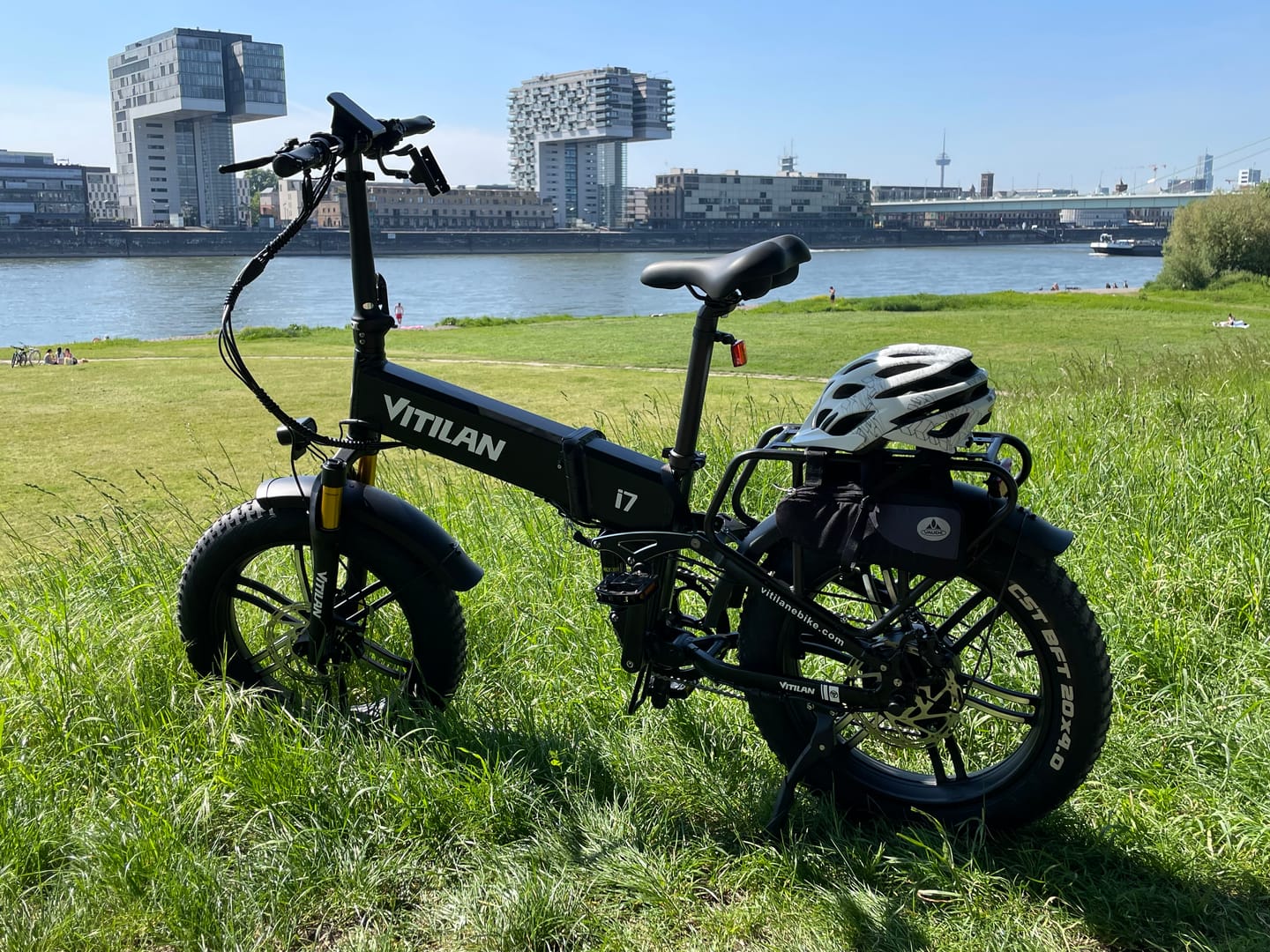 Customer photo review of I7 Pro Folding Full Suspension Electric Bike
