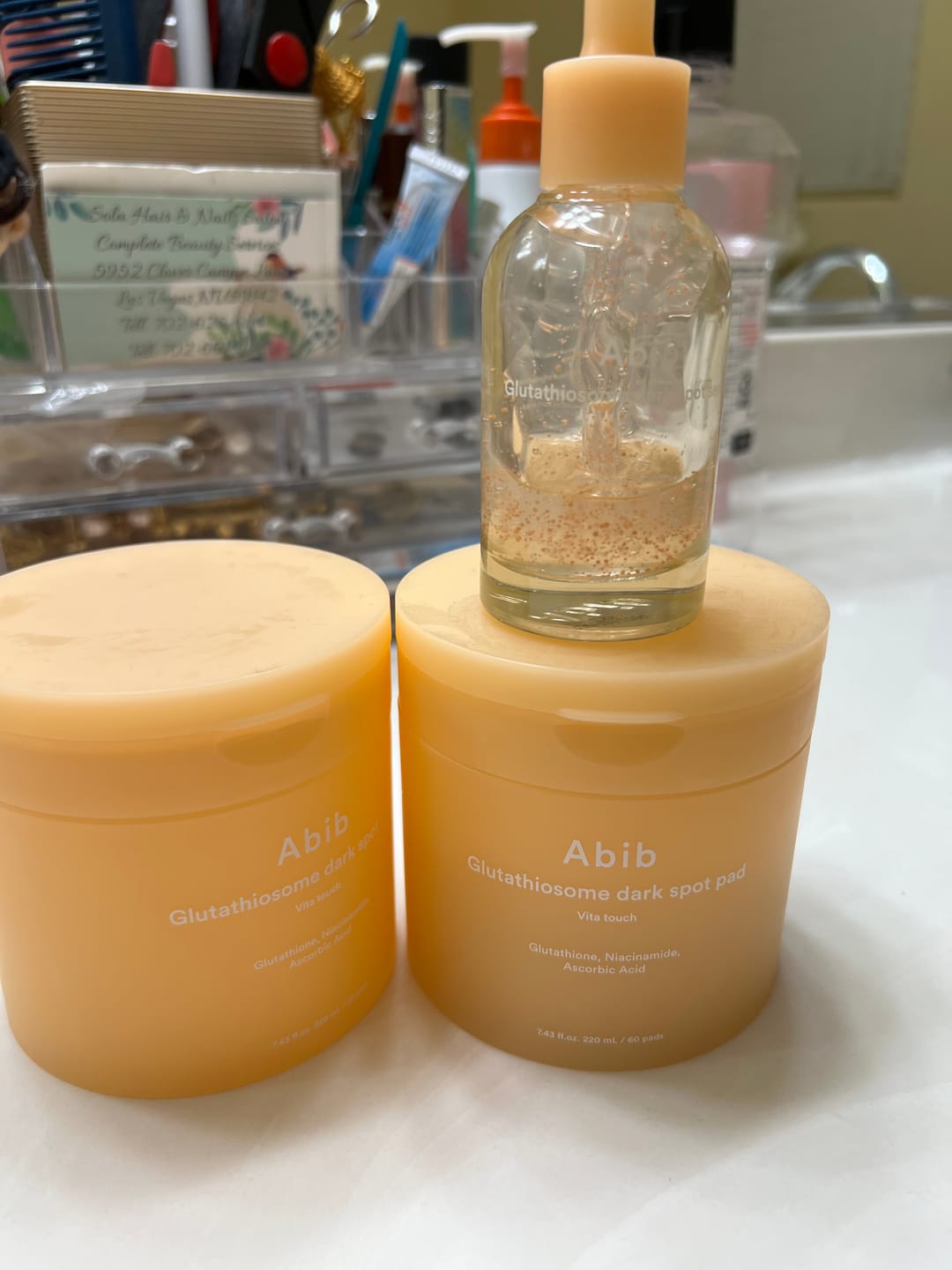 Customer photo review of Glutathiosome dark spot pad Vita touch