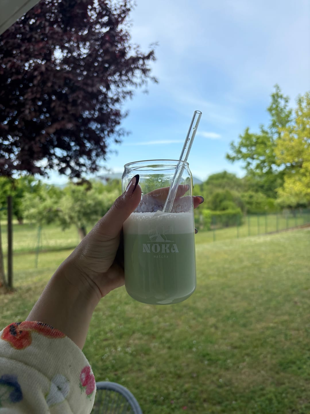 Customer photo review of Verre Dégustation matcha