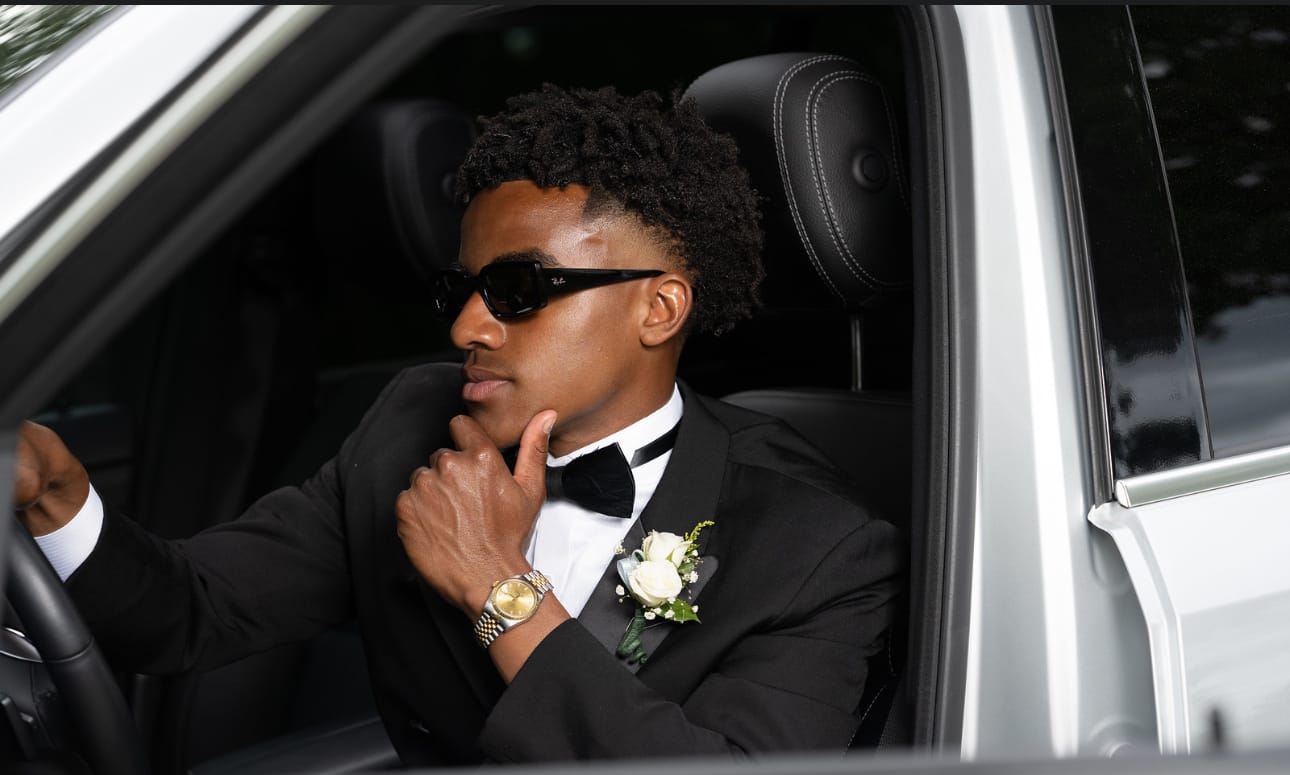 Customer photo review of The Bond- Feather Bow Tie