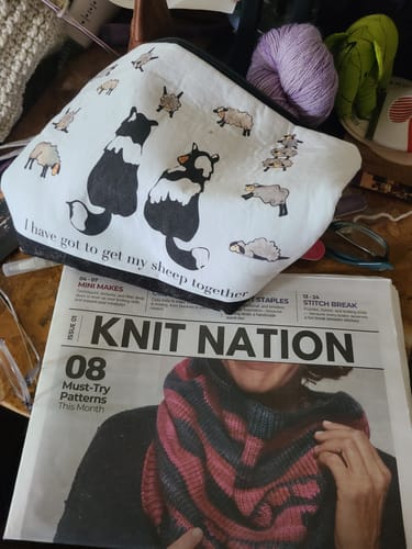 Customer photo review of Knit Nation • 1-Issue-a-Month Subscription