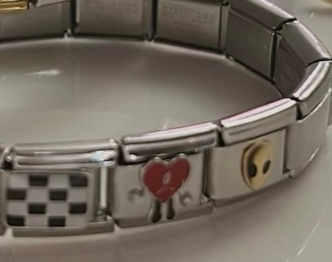 Customer photo review of Charm Corazon Bad Bunny