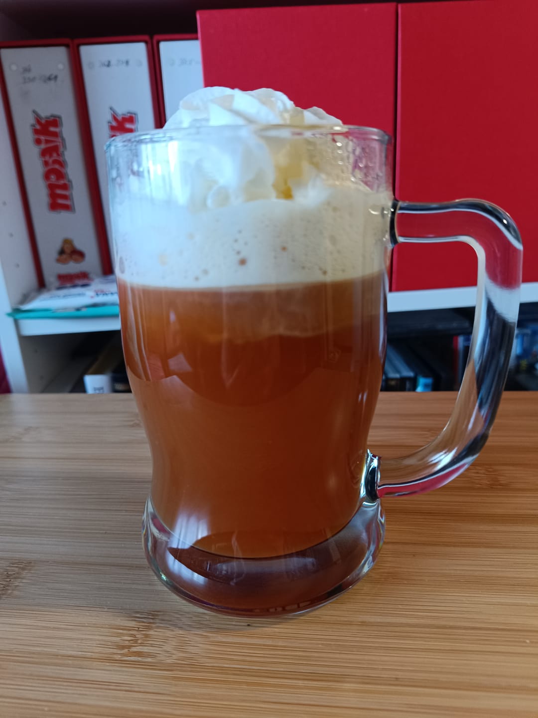 Customer photo review of XL Butterscotch Brew Glas