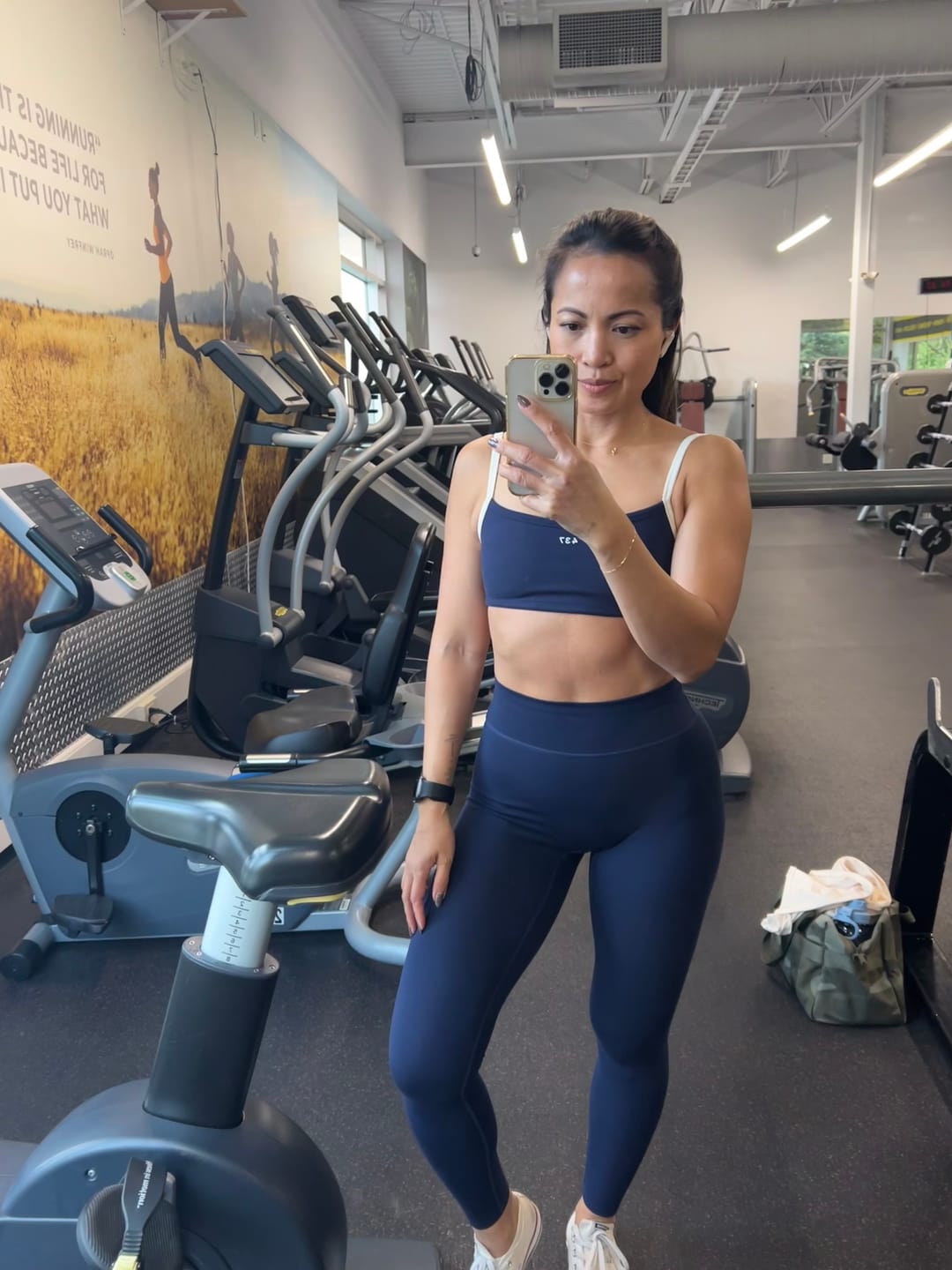 Customer photo review of The Essentials Legging / Navy