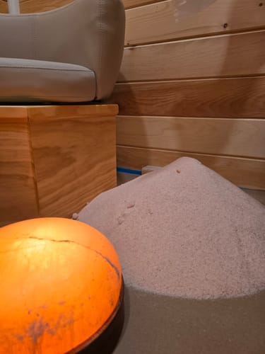 Customer photo review of 44 LB Himalayan DARK Pink Salt Fine Grain (0.3-0.5mm)