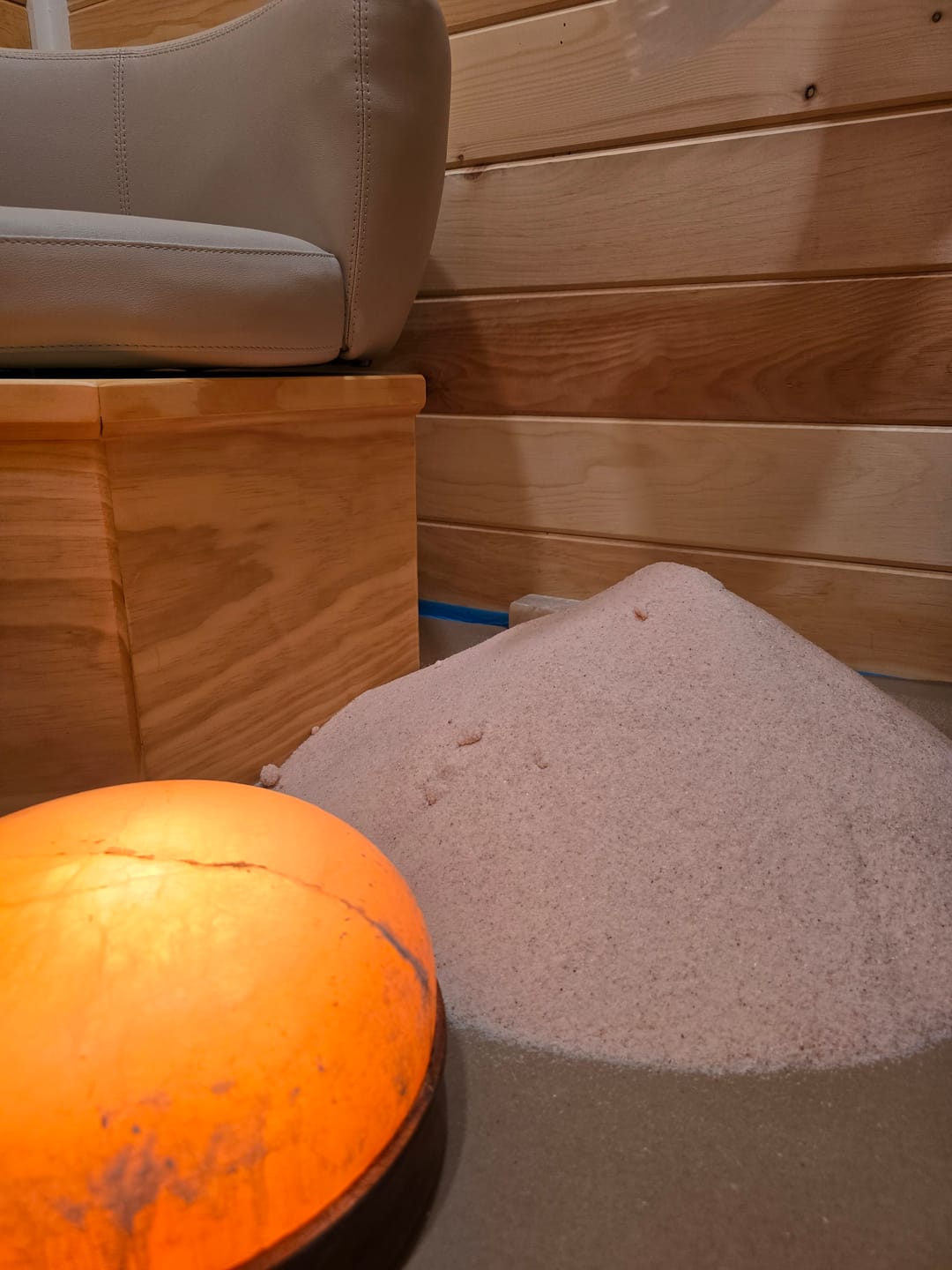 Customer photo review of 44 LB Himalayan DARK Pink Salt Fine Grain (0.3-0.5mm)