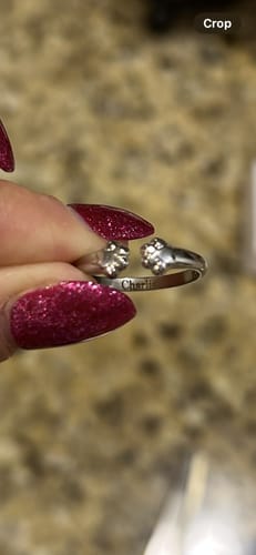 Customer photo review of Paw Hug Ring