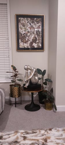 Customer photo review of Living Jungle Chevron Wallpaper - Beige