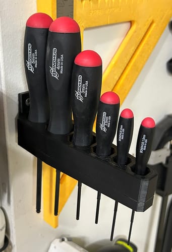 Customer photo review of Bondhus 10686 Ball End Screwdriver Set, 6 Pc.