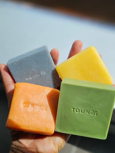 Customer photo review of Shampoo Bar Trio Set for Damaged Hair