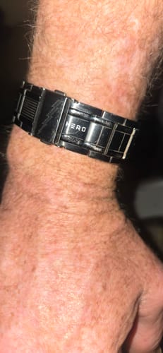 Customer photo review of The Hero Company- Abrams Thunderbolt Tank Magnetic Bracelet: Helps Pair Veterans With A Service Dog or Shelter Dog -Faire