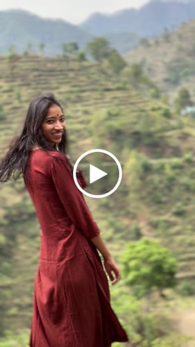 Customer video review of Farhaa Chocolate Brown  2 piece Rayon set
