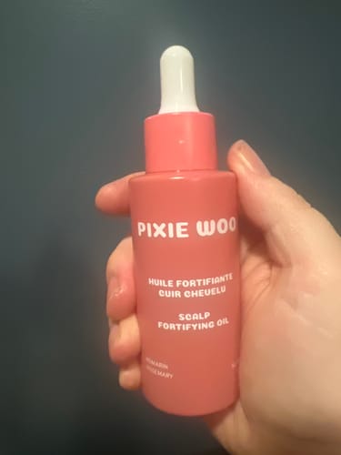 Customer photo review of Pre-Wash Fortifying Rosemary Oil for Scalp