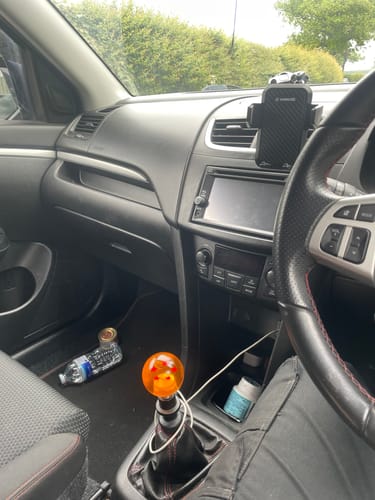 Customer photo review of Dragon Ball Shift Knob Stars