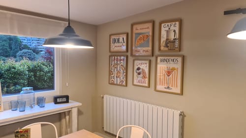 Customer photo review of Ilustración "al mal tiempo buen café" - SIN MARCO