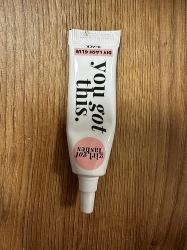 Customer photo review of you got this. DIY LASH GLUE BLACK
