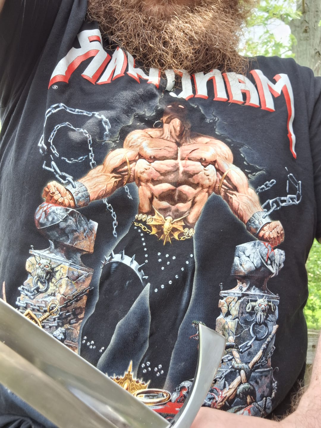 Customer photo review of MANOWAR T-SHIRT LOUDER THAN HELL 2025