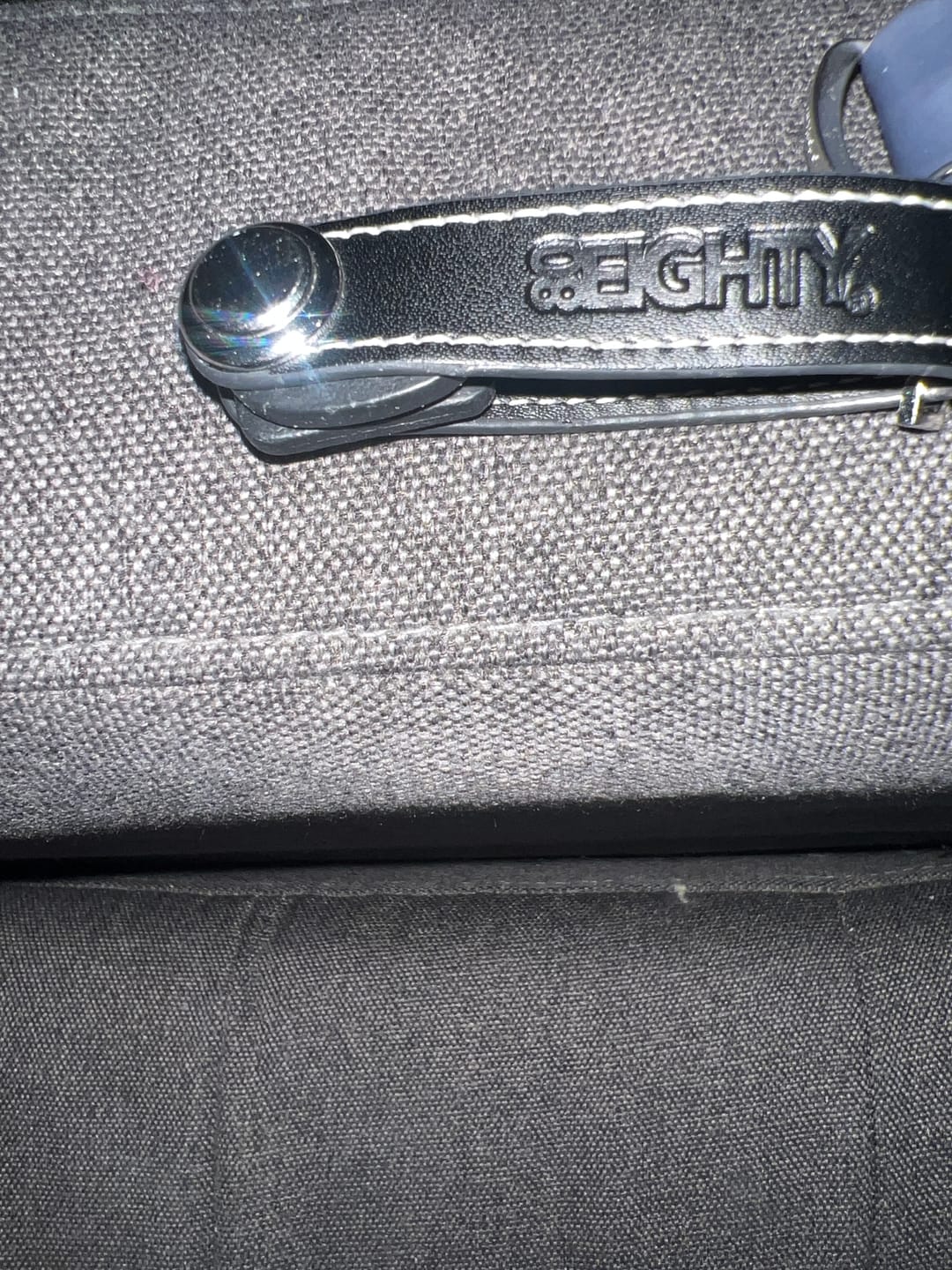 Customer photo review of 80Eighty® Classy Leather Keychain