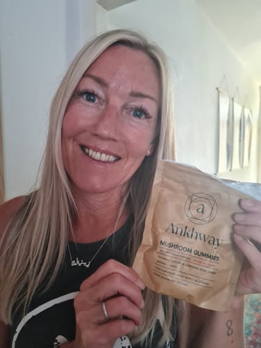 Customer photo review of Mushroom Gummies