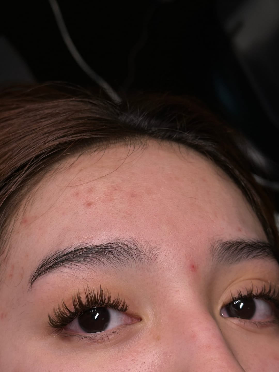 Customer photo review of Brown Color Lash 0.03/0.05mm