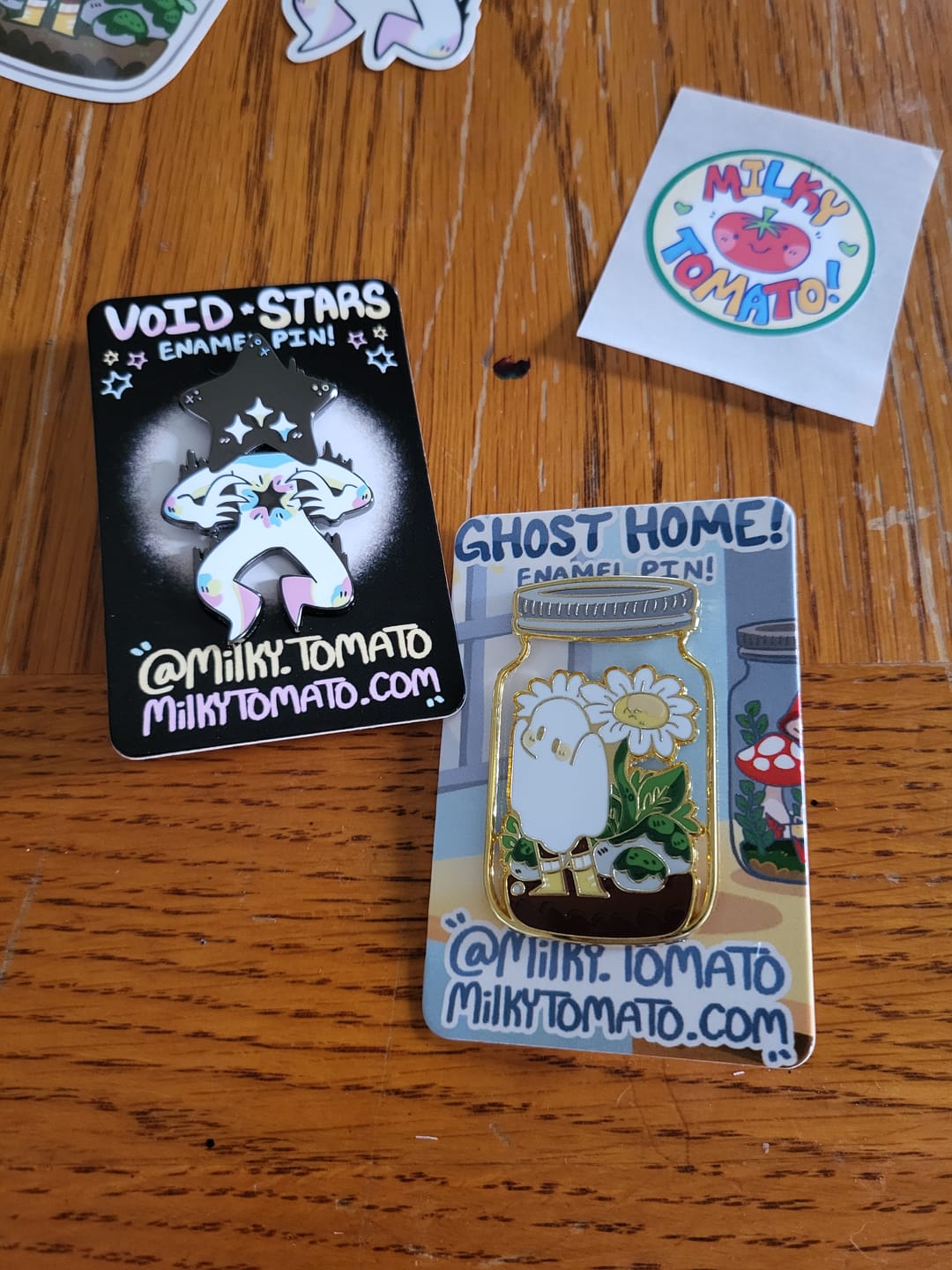 Customer photo review of Milky's Creative Pin Club