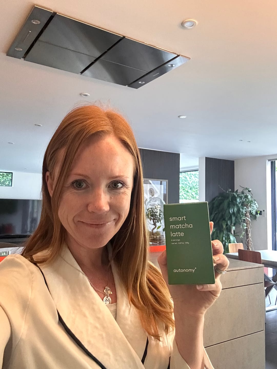 Customer photo review of smart matcha latte travel pack (6 sachets, one-time purchase)