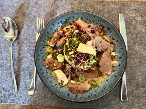 Customer photo review of Rette Mich! Pad Thai Kochbox 2.0 (für 2-3 Portionen) in der Schilfgrastasche