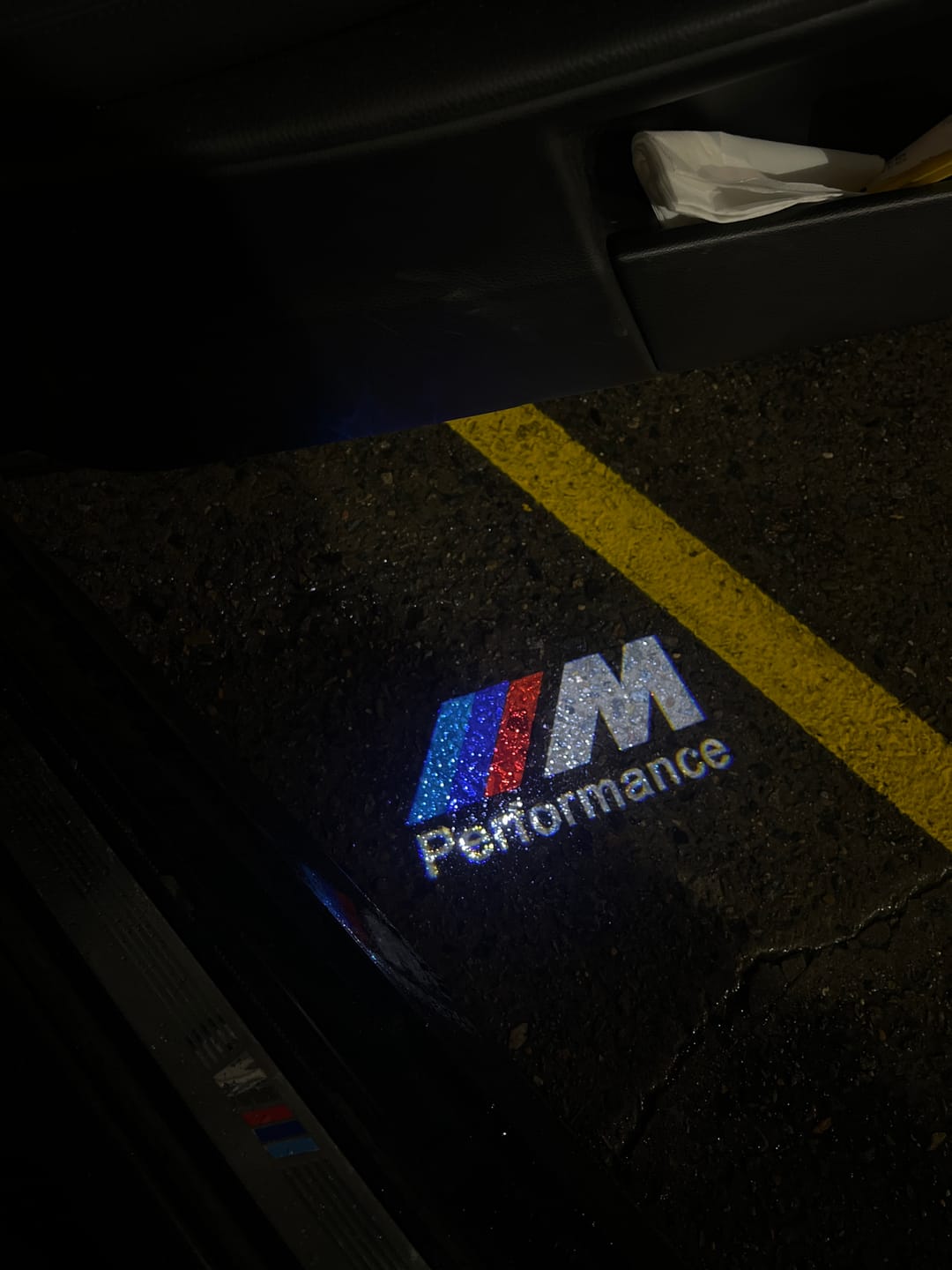 Customer photo review of BMW LED Car Door Welcome Logo Shadow Lights | E/F Chassis
