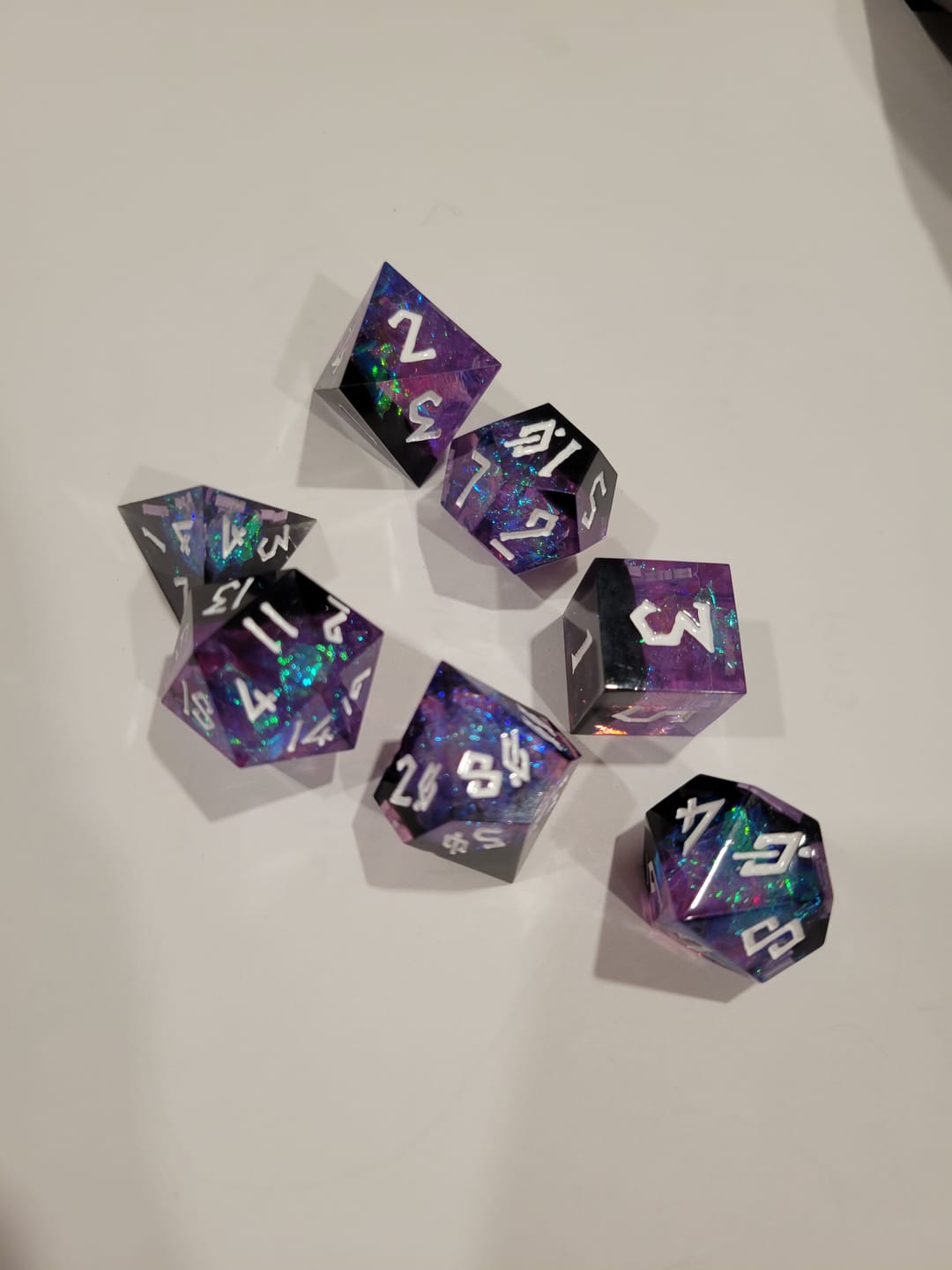 Customer photo review of Incantation Sharp-Edged Resin Dice Set 'PRE-ORDER | SPRING EVENT DEAL'