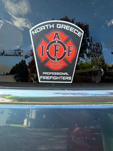 Customer photo review of Cut to Shape Stickers