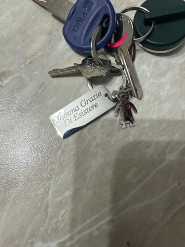 Customer photo review of Portachiavi con componenti della famiglia ✦ My Family