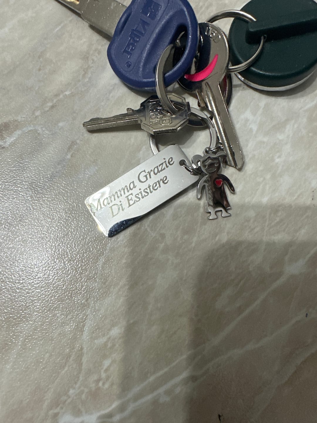 Customer photo review of Portachiavi con componenti della famiglia ✦ My Family