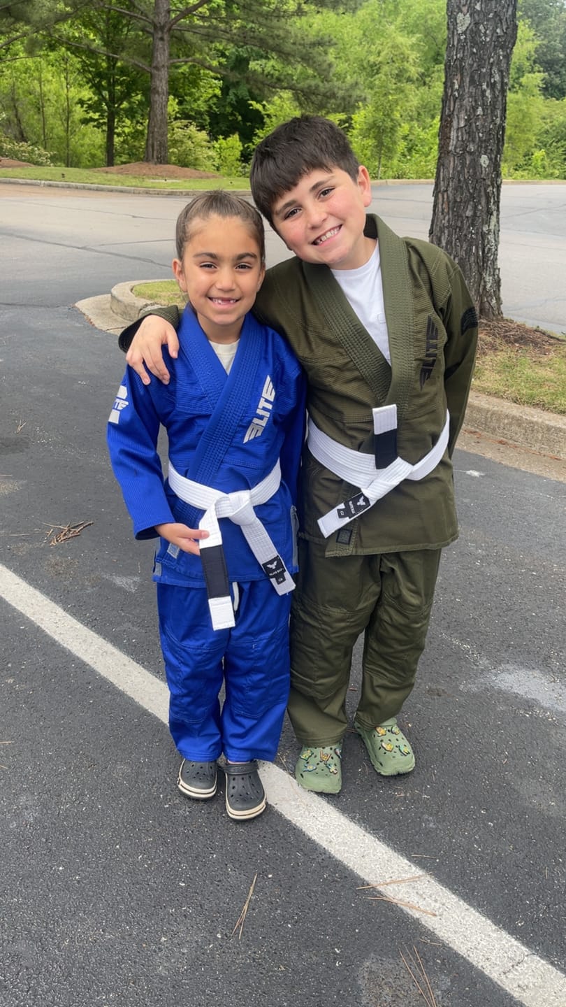 Customer photo review of Core Blue Brazilian Jiu Jitsu Kids BJJ Gi