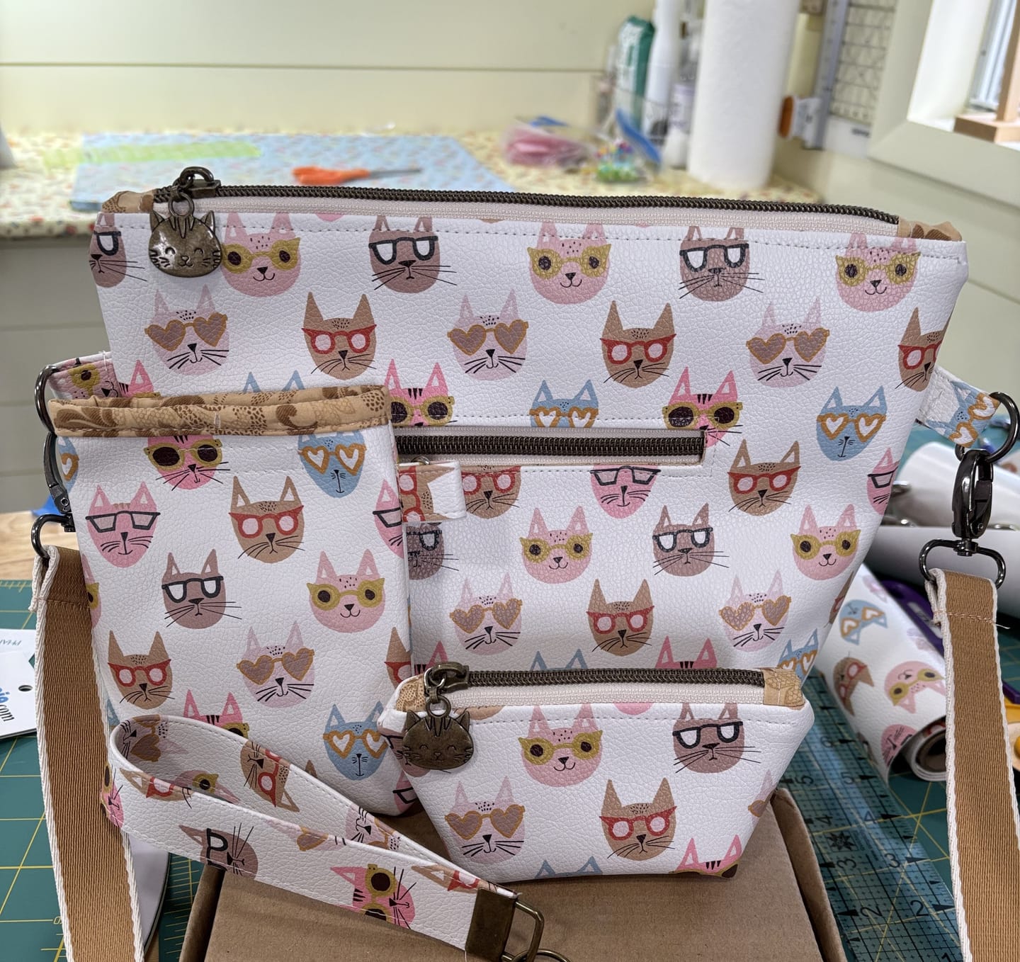 Customer photo review of Cool Cats - Printed Pebble