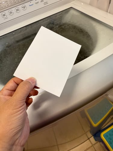 Customer photo review of Laundry Detergent Sheets