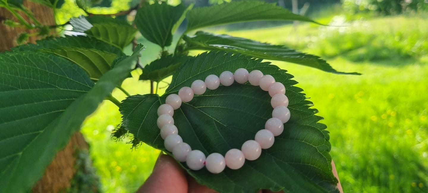 Customer photo review of Bracelet de Quartz Rose 8mm