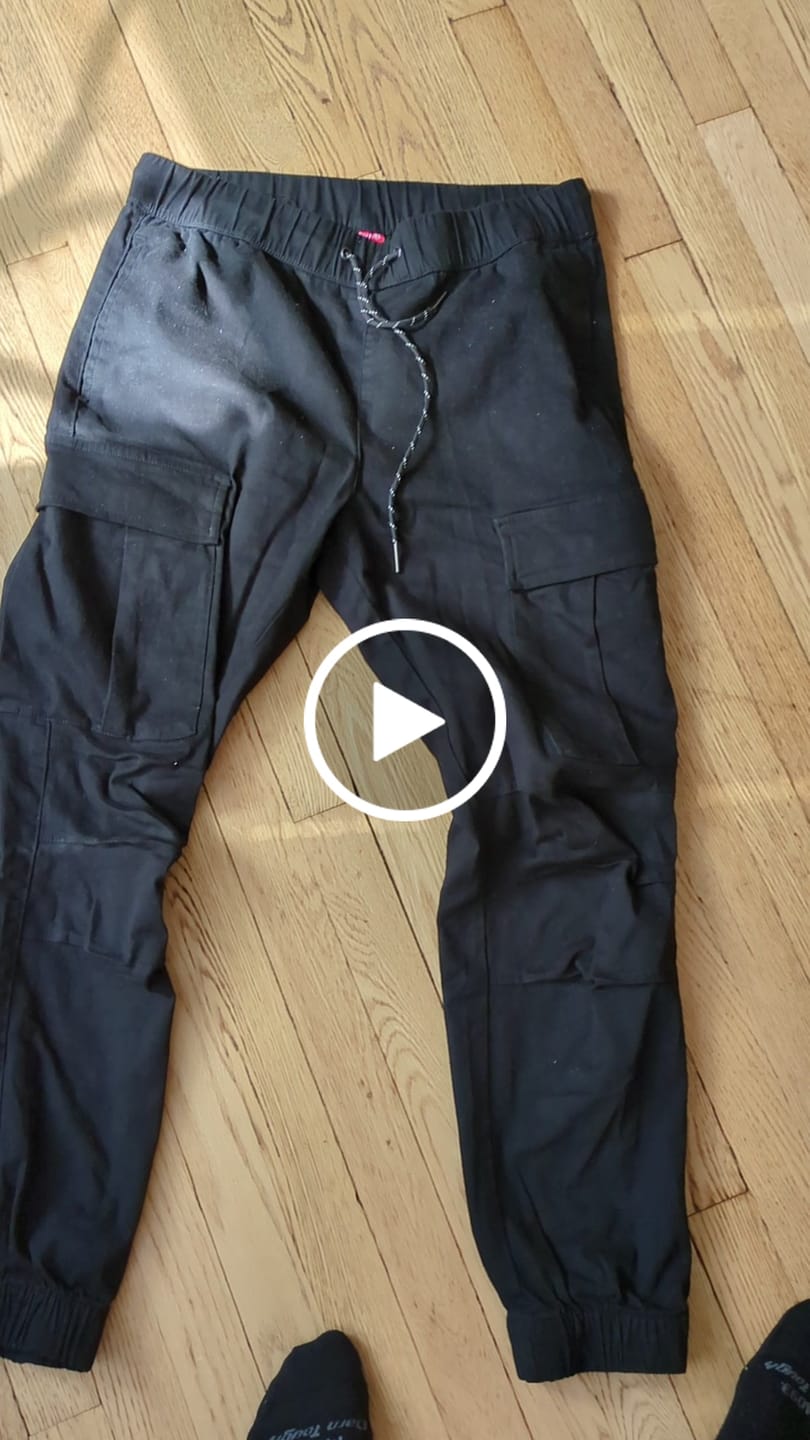 Customer video review of MEN'S INFANTRY CARGO JOGGERS