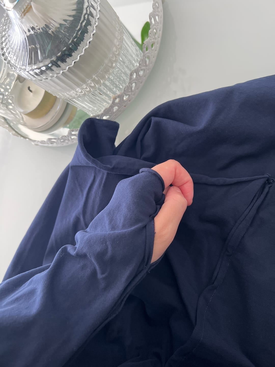 Customer photo review of Top oversize effet seconde peau option mitaine « LE DAILY SKIN » - DAILY DRESS