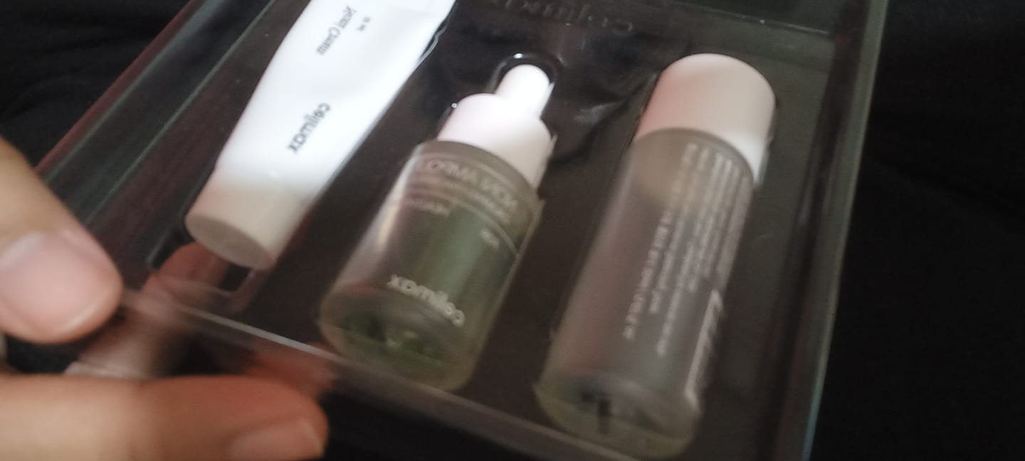 Customer photo review of Noni Starter Kit Calming + Radiance