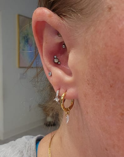 Customer photo review of Sparkle Drop Charm