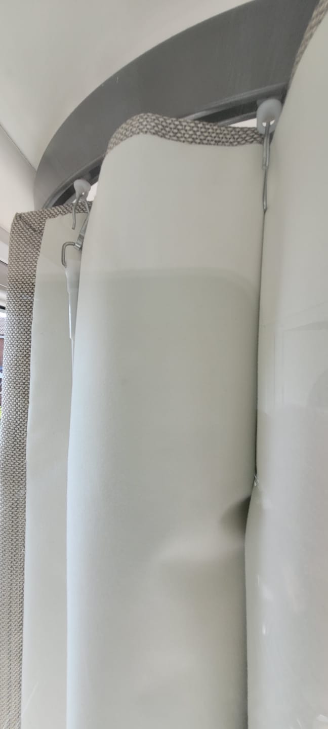 Customer photo review of Blackout Curtain Lining Fabric