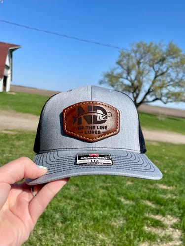 Customer photo review of Richardson 112 Custom Leather Patch Hat