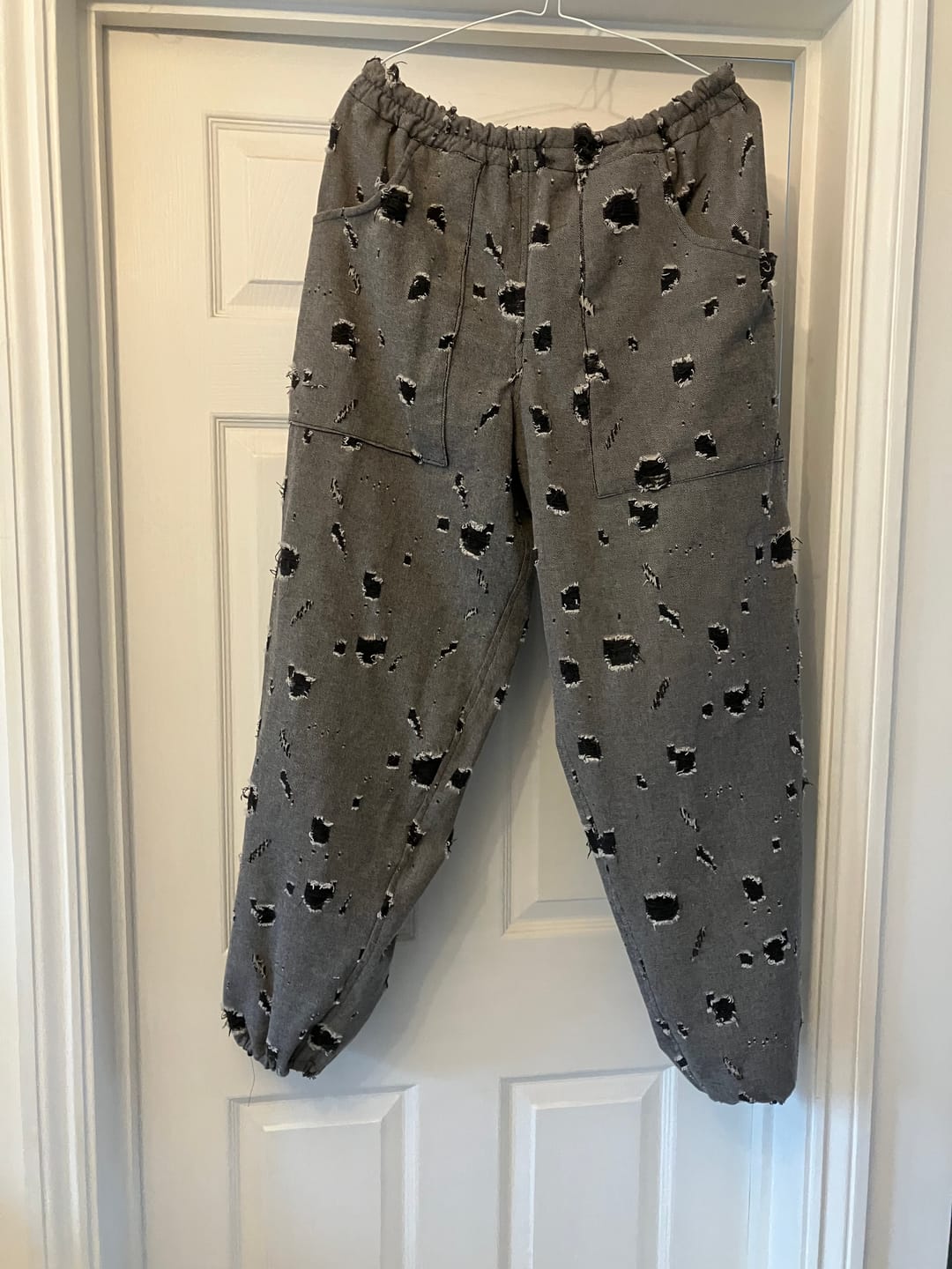 Customer photo review of Tribal Design Tiles Cotton Canvas Fabric