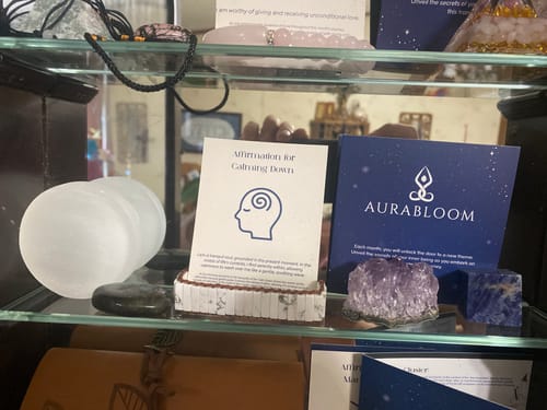 Customer photo review of AuraBloom Subscription Box